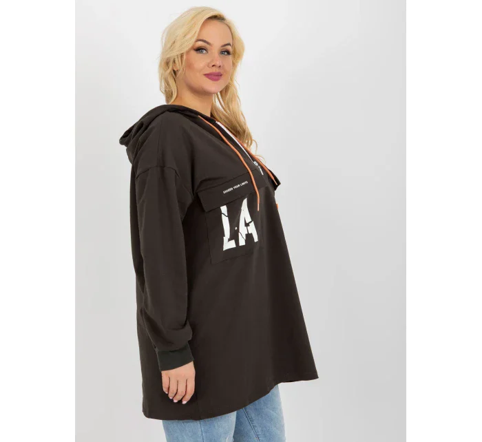 Mikina RV BL 8258.34 tmavá khaki