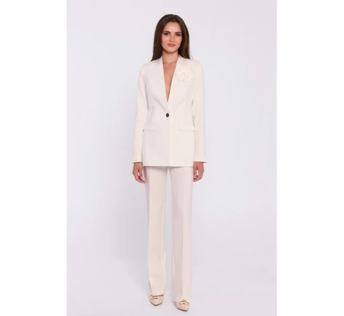 S370 Kvetinová bunda - slonovinová kosť