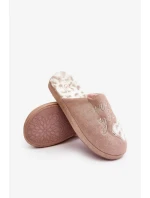 Růžové dámské lesklé pantofle model 20035758 - Kesi