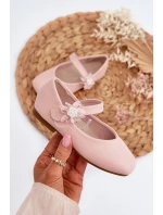 Detské trblietavé balerínky so zapínaním na suchý zips, ružové Jeylin Detské trblietavé balerínky so zapínaním na suchý zips, ružové Jeylin