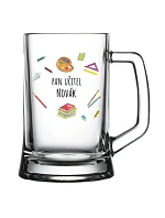 Personalizovaný pohár na pivo pre pani učiteľku/pána učiteľa (učebné pomôcky)