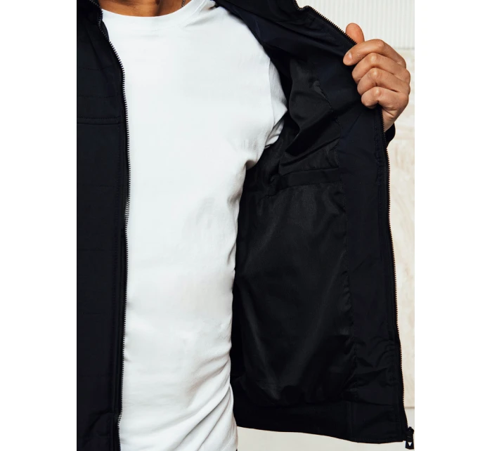 Pánská přechodná bunda tmavě modrá Dstreet model 21983050 - FashionStreet Pánská přechodná bunda tmavě modrá Dstreet model 21983050 - FashionStreet