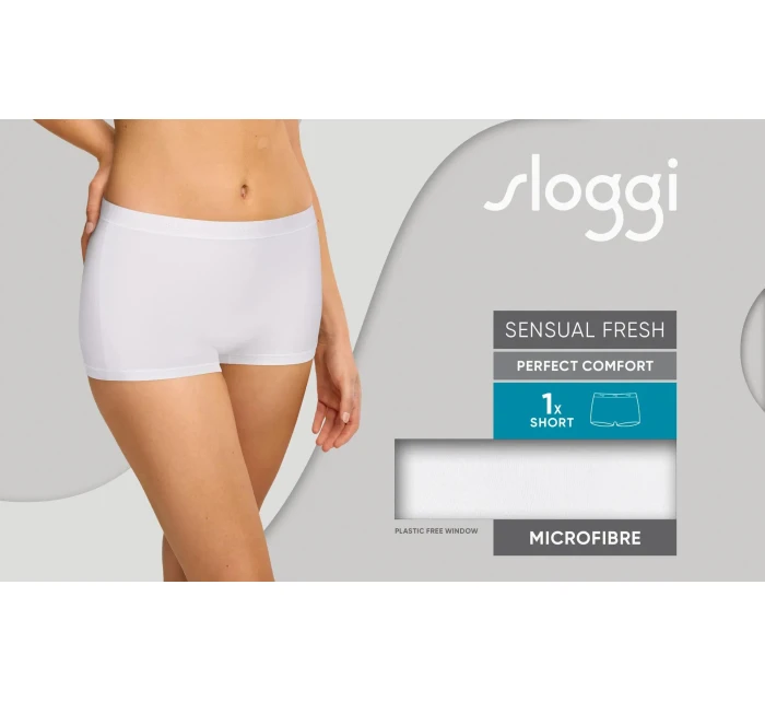 Dámske krátke nohavice Sensual Fresh - WHITE - White 0003 - SLOGGI