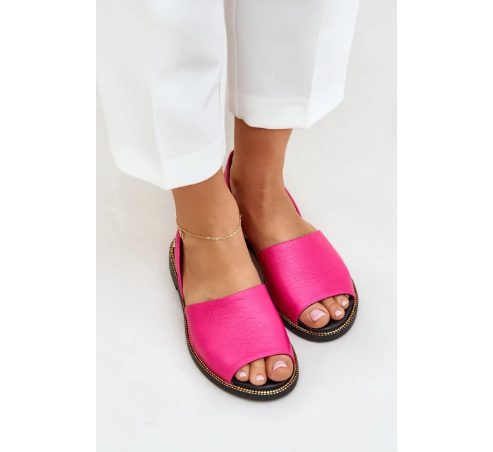 Kožené Pantofle Fuchsie model 21683984 - Zazoo