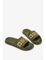 Klapki Męskie Big Star SS174360 Zielone