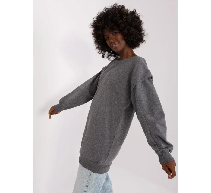 Tunika EM TU HS 21 model 18798914 ciemny szary - FPrice Tunika EM TU HS 21 model 18798914 ciemny szary - FPrice