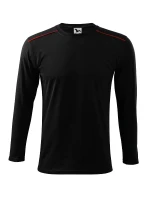 Tričko s dlhým rukávom unisex čierne