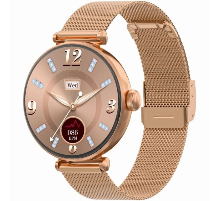 Smart hodinky Gravity Rose Gold Pink 2 Stripes GT26-1 Smart hodinky Gravity Rose Gold Pink 2 Stripes GT26-1