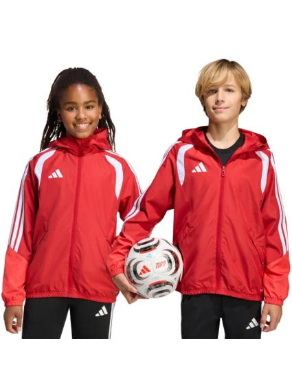Detská bunda adidas Tiro 26 Competition All Weather červená KB0155