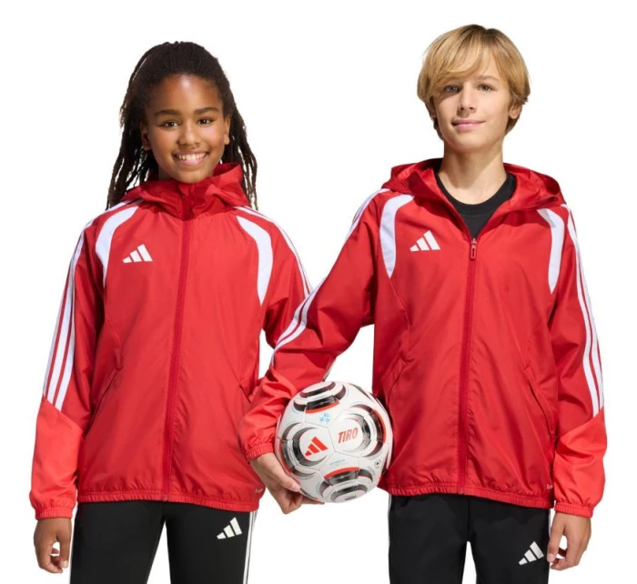 Detská bunda adidas Tiro 26 Competition All Weather červená KB0155