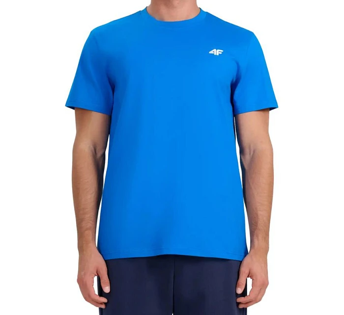 Pánske tričko 4F M3341 modré 4FWMM00TTSHM3341 33S pánske