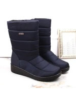 Dámske vysoké snehové topánky W EVE436B navy blue - Novinky Dámske vysoké snehové topánky W EVE436B navy blue - Novinky