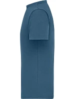 Daiber 8040 Pánske bio tričko s jemným žebrovaním 02.8040 dusty blue Daiber 8040 Pánske bio tričko s jemným žebrovaním 02.8040 dusty blue