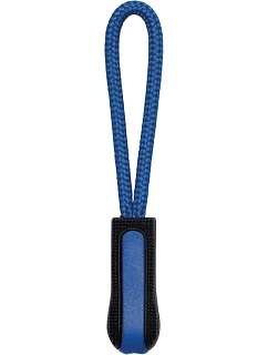 Kariban K 851, 4 ks prívesok na zips 20.K851 čierny/svetlo kráľovská modrá