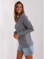 Jumper AT SW 2338.14P tmavo šedá