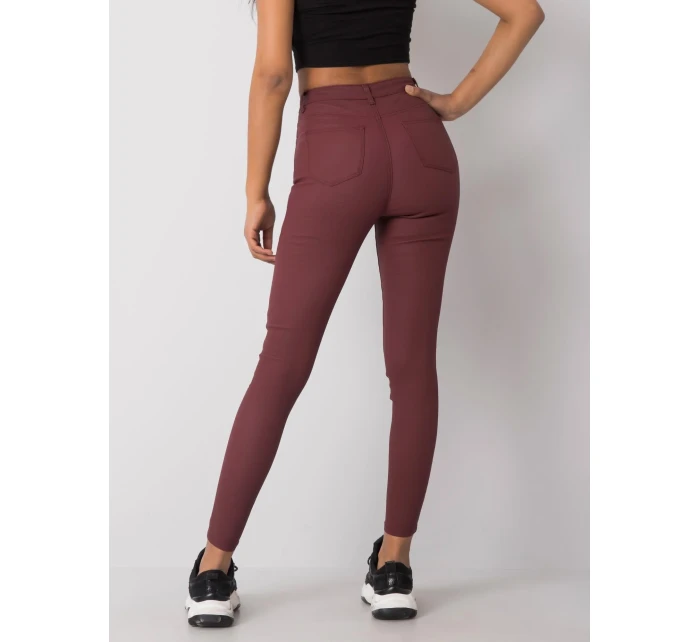 Nohavice EM SP F663.50P bordová