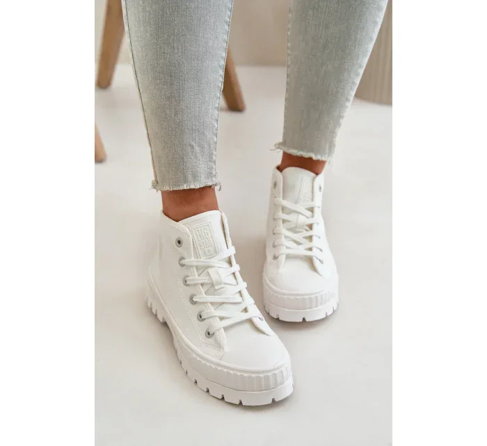 Dámske tenisky s členkom Big Star White