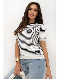Svetr s krátkymi rukávmi, model 230140, Italy Moda