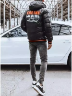 Pánska obojstranná zimná bunda zelená FashionStreet TX4199