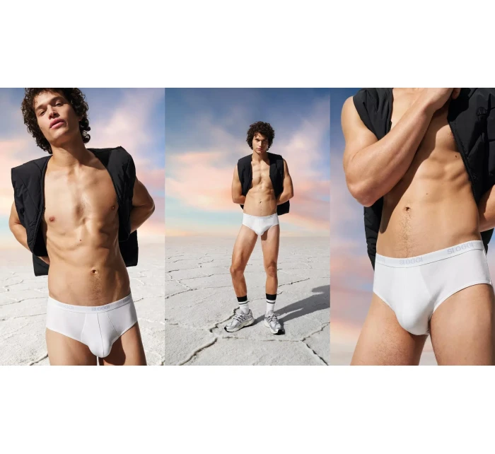 sloggi men Basic Midi 2P - WHITE - SLOGGI WHITE - SLOGGI