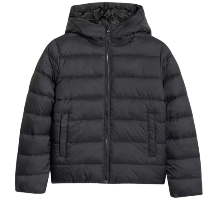 Detská páperová bunda 4F U0704 dark black 4FJWAW25TDJAU0704 20S Detská páperová bunda 4F U0704 dark black 4FJWAW25TDJAU0704 20S
