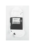 Emporio Armani Calza Ponožky na nohy bavlnené biele pohodlné 3-pack