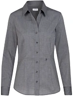 Seidensticker Blouse Slim LSL Blúzka s dlhým rukávom 78.0613 antracitová