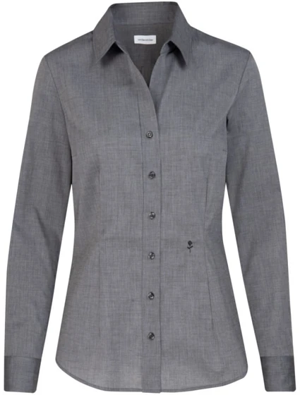 Seidensticker Blouse Slim LSL Blúzka s dlhým rukávom 78.0613 antracitová Seidensticker Blouse Slim LSL Blúzka s dlhým rukávom 78.0613 antracitová
