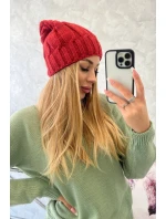 Fleecová čepice model 18750131 - K-Fashion Fleecová čepice model 18750131 - K-Fashion