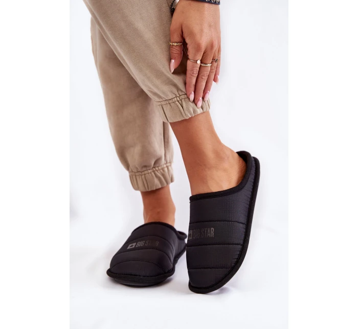 Dámské klasické pantofle Big Star model 21601038 Černé - Big Star Shoes