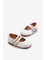 Dětské Baletky S Proužky Bílé model 21663281 - Boto Dětské Baletky S Proužky Bílé model 21663281 - Boto