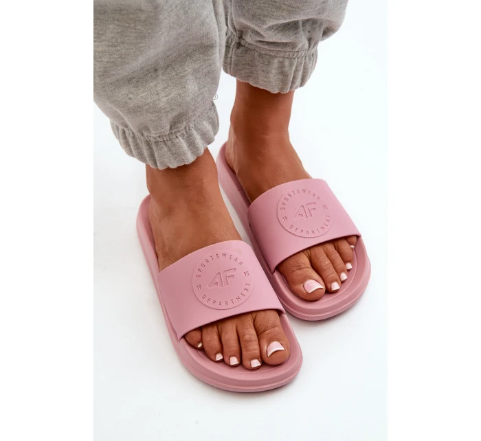 Damskie Klapki 4FMM00FFLIF045-56S Różowe Damskie Klapki 4FMM00FFLIF045-56S Różowe