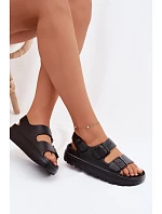 Dámské pěnové sandály na platformě Big Star TT274A031 Černé