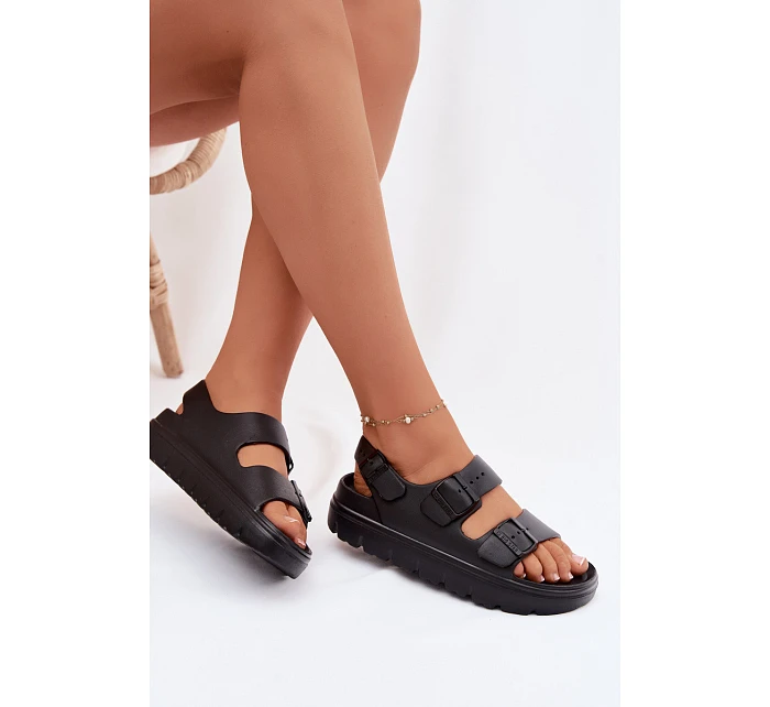 Dámské pěnové sandály na platformě Big Star TT274A031 Černé