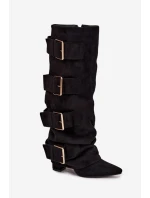 Topánky na podpätku model 217203 Krok vo veľkom štýle