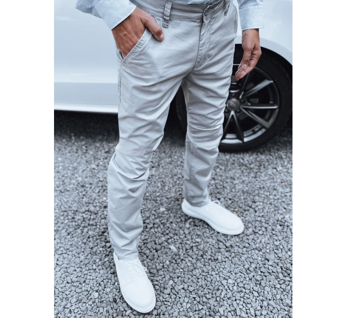 Pánské tmavě šedé chinos kalhoty Dstreet model 21976823 - FashionStreet