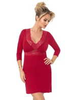 Dámska nočná košeľa Margo wine - Donna