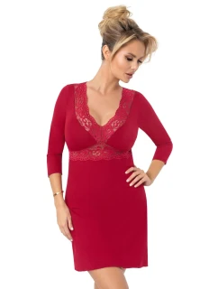 Dámska nočná košeľa Margo wine - Donna
