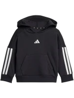 Adidas Essentials Joggers 3 Stripes Fleece Hoodie Black JD6484