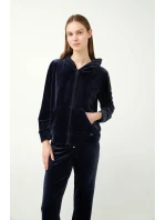 Vamp - Zamatová tepláková súprava s kapucňou 21162 - Vamp