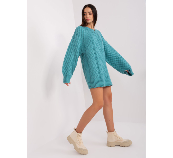 Sweter AT SW 2367 2.64P turkusowy