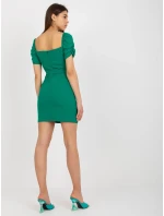 LK SK 508684 šaty.21X tmavo zelená