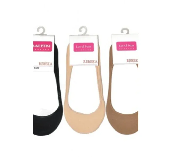 Bavlnené dámske ponožky baleríny 1251