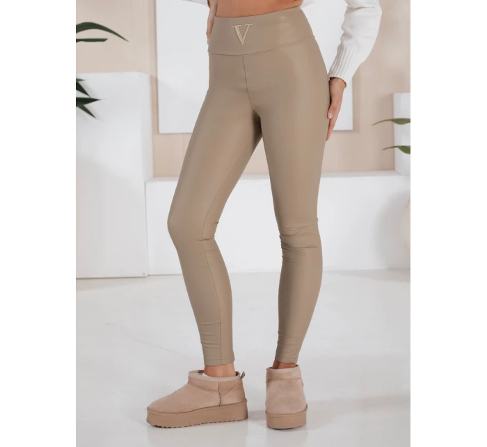 dámské voskované kalhoty béžové Dstreet model 21970454 - FashionStreet