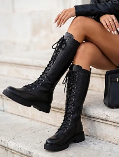 damskie trapery czarne model 22542356 - FashionStreet