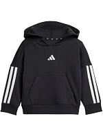 Adidas Essentials Joggers 3 Stripes Fleece Hoodie Black JD6484