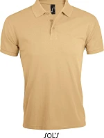 SOL'S Prime Men Pánske polo tričko z hrubej bavlny 25.0571 pieskové