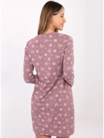 DU KN nočná košeľa FP 101.19 tmavoružová