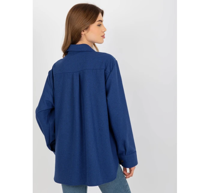 Košeľa LK KS 509164.11 tmavomodrá