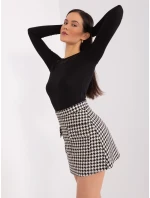 Sukňa LK SD 509478 1.53P biela a čierna